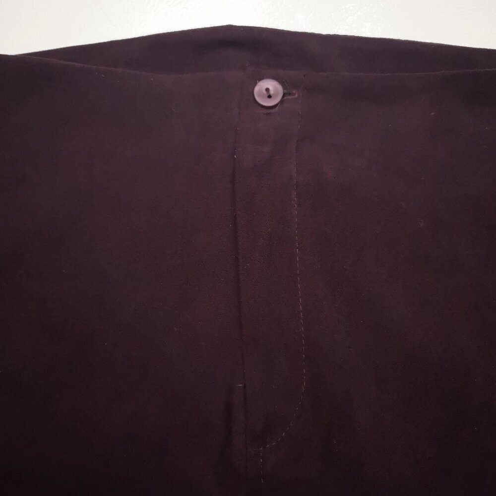 Fairweather Ladies Size 12 Burgundy Made in Canada Maxi Skirt - Picture 6 of 9
